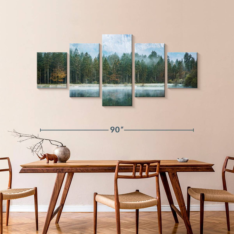 Majestic Lake, 42" H x 92" W