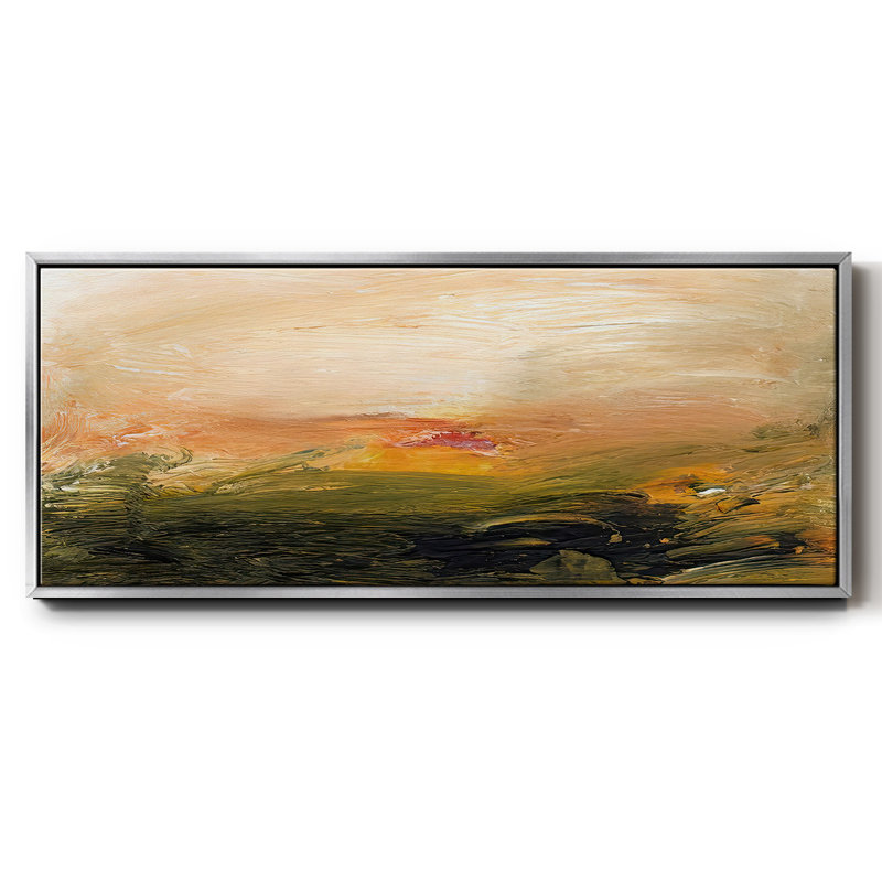 Lingering Light I- Framed Canvas, 24" H x 60" W