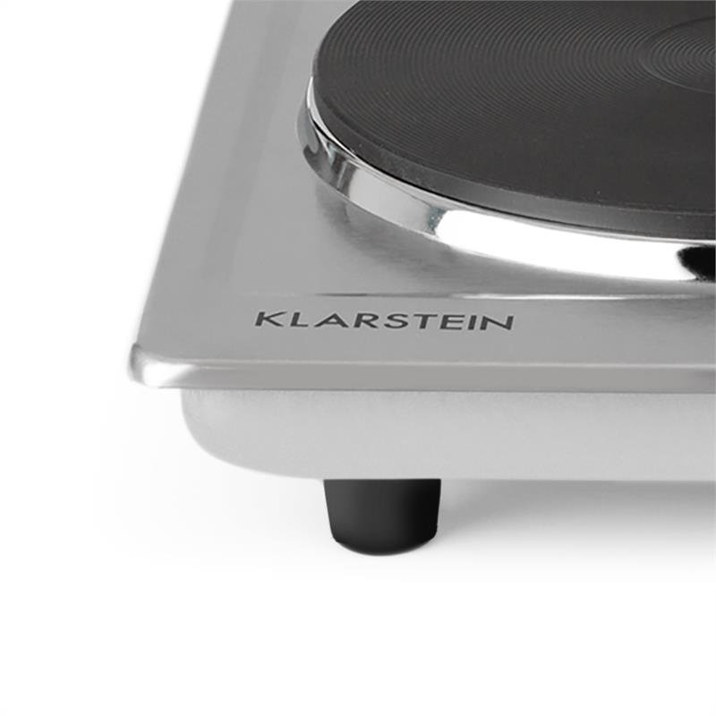 Klarstein Electric Hot Plate, Silver