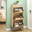 Solid Wood Flip Down Shoe Storage-768361406