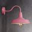 Luminaire de grange d'extérieur rose Fredericktown-702222570
