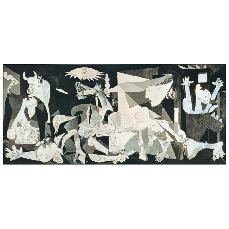 Pablo Picasso - No Frame Print on Wood, 57cm H x 126cm W x 1.8cm D