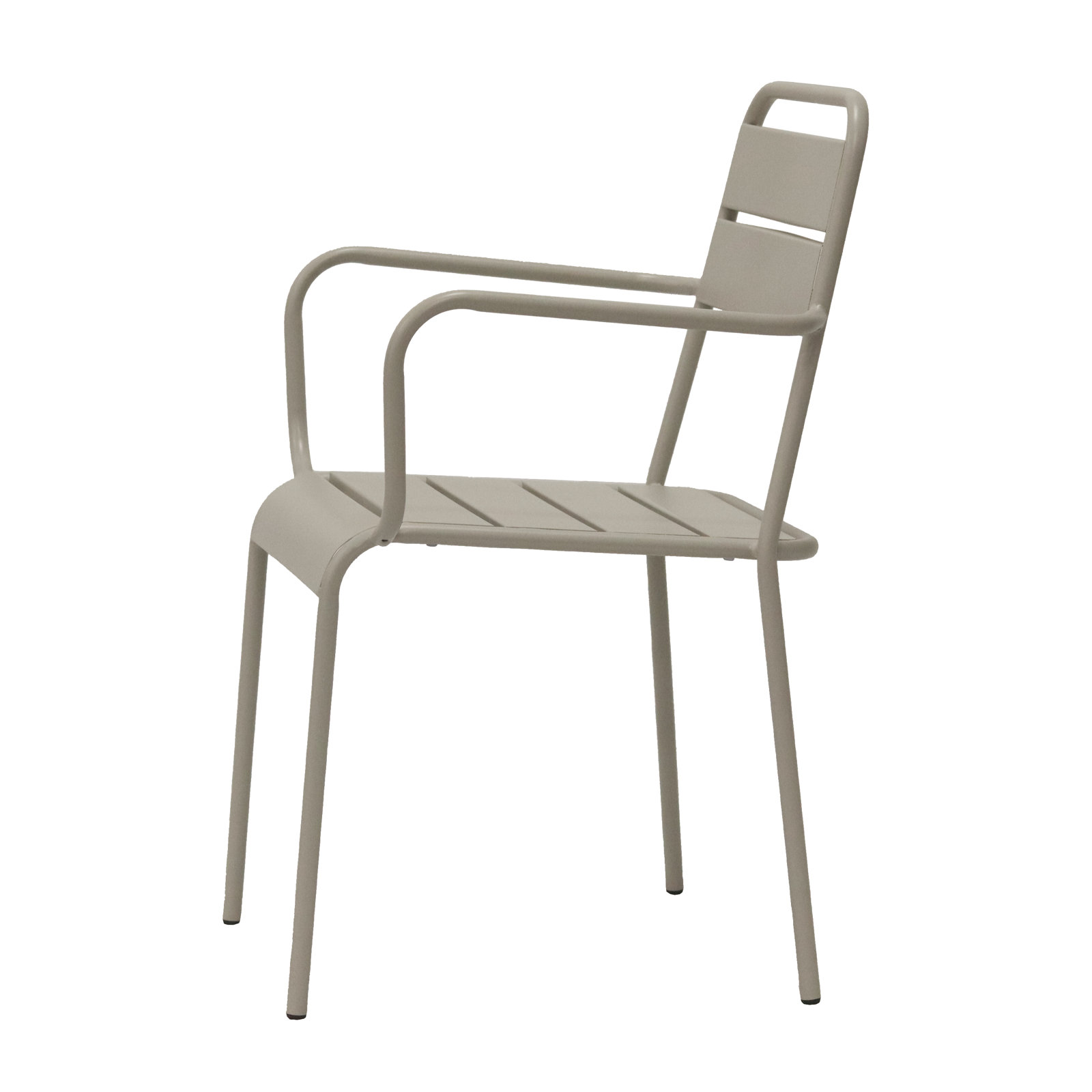 Pendry Stackable Patio Armchair, Gray