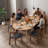Extendable Dining Table Sets(Must include both Table and Chair), Modern Wood