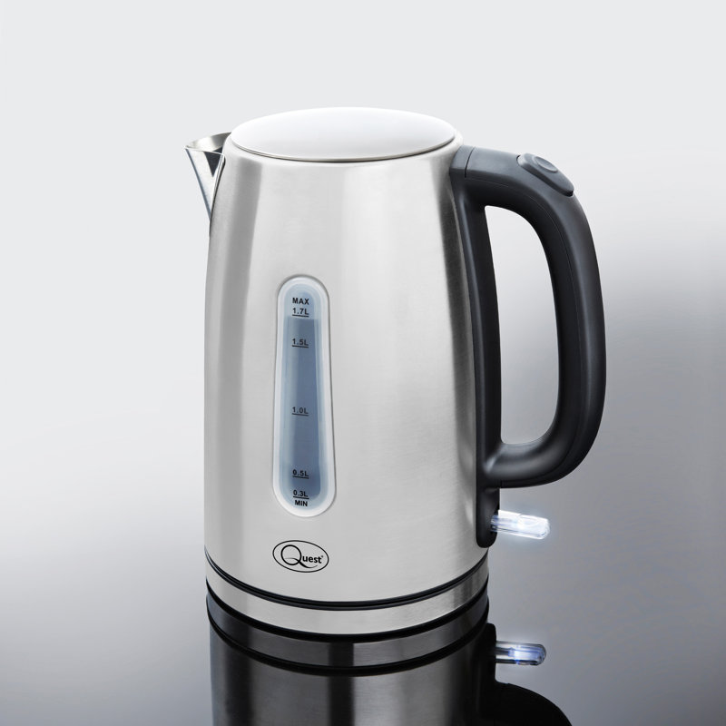Quest 1.7L Stainless Steel Electric Tea Kettle