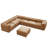 Modern Chenille Modular Sectional Sofa