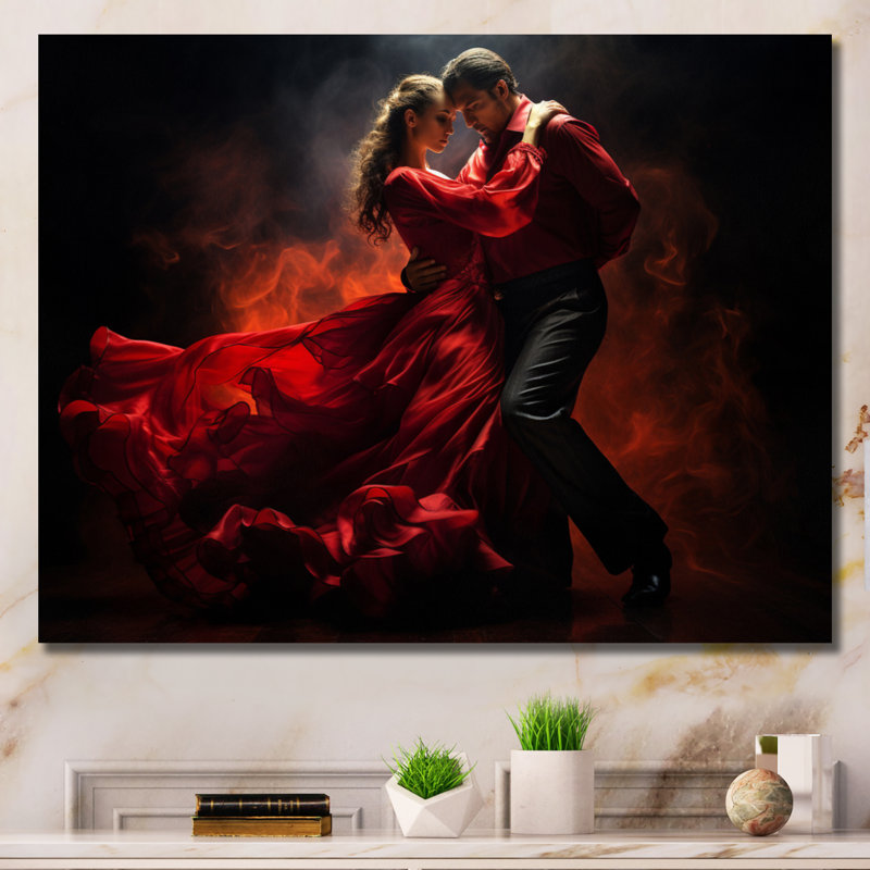 «South America Tango Passion II - Autres pays», art mural, H 16 po x l 32 po x P 1 po, Toile tendue
