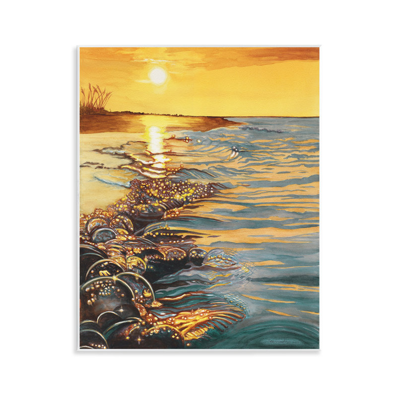 «Saltwater Beach Sunset» par Christine Reichow