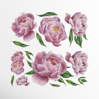 Adhésif décoratif pivoine Avendano