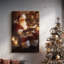 Candlelit Cathedral Village - Toile tendue avec châssis de qualité supérieure-432570001