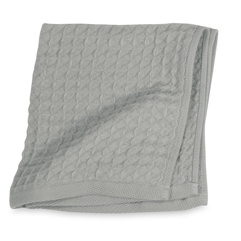 Rorik Waffle Washcloth, Gray
