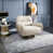 Beige Faux Leather