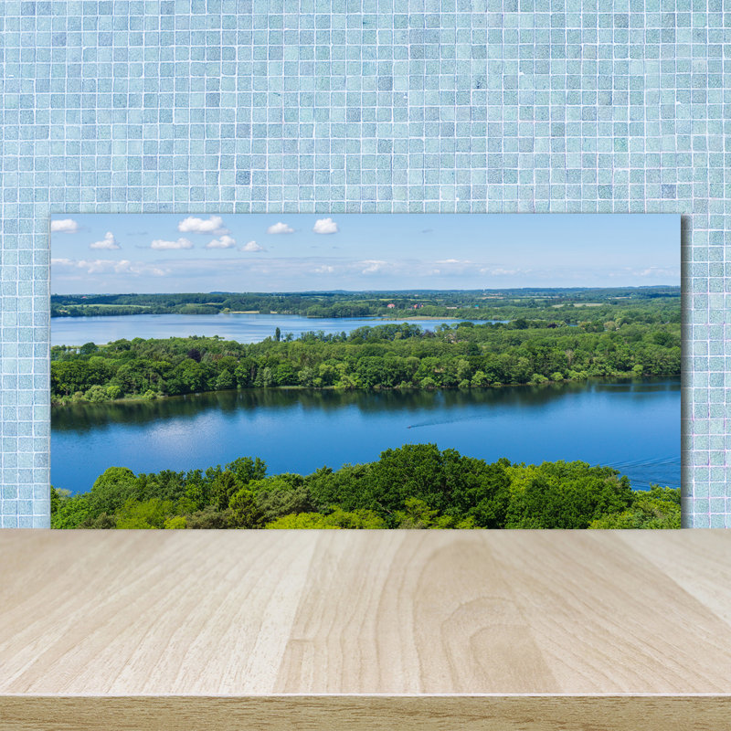 50cm W x 100cm L Glass Peel and Stick Panel