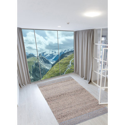 Tapis gris foncé Sienna 5 pi 0 po x 7 pi 10 po