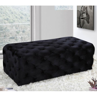 Paz Velvet Ottoman