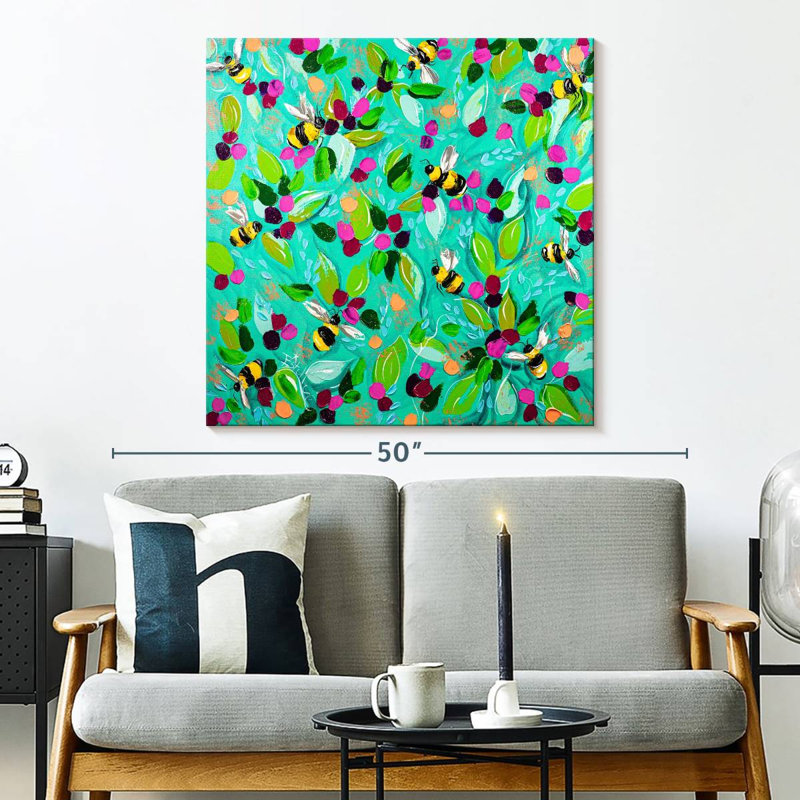 Brampt Bee Humble And Kind, 33" H x 33" W