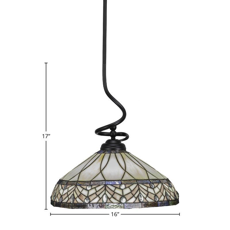 Luminaire suspendu Capri Capri, Noir mat