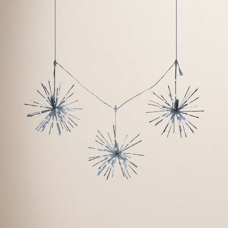 Branche lumineuse 15 po DEL Starburst, Blanc froid