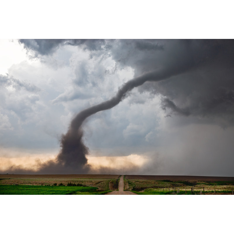 Tornade - photographie sur toile tendue, H 32 po x l 48 po