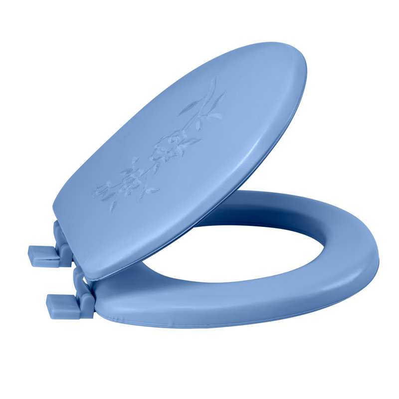 Siège de toilette rond, bleu