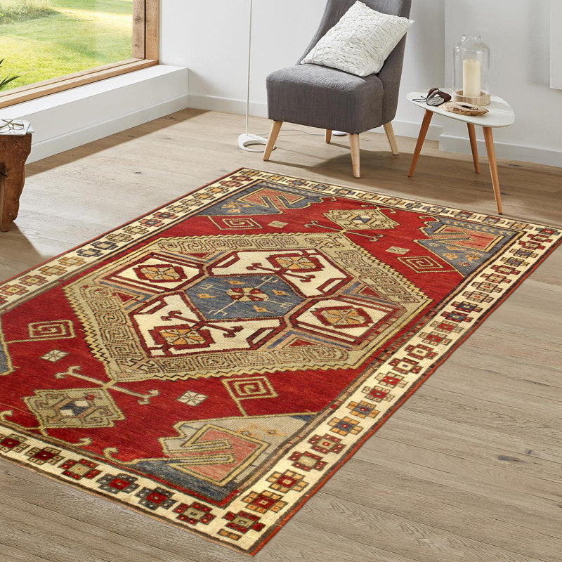 Kazak One-of-a-Kind 4'1" X 5'9" Area Rug