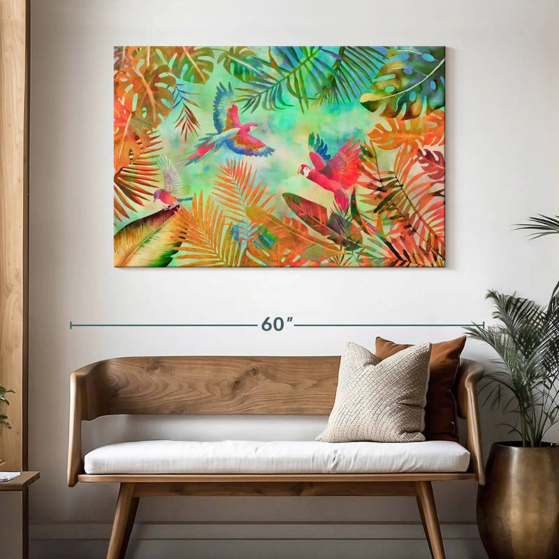 Brise d'été exotique Brampt, H 32 po x l 48 po
