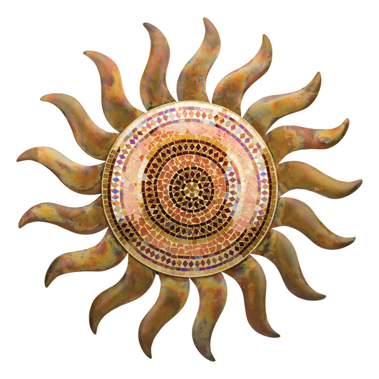 Flamed Sun Wall Décor