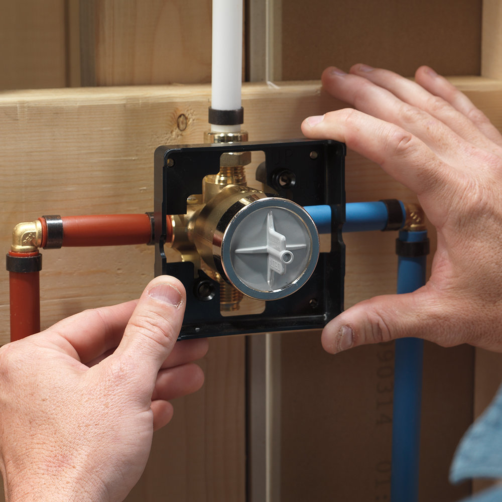 Delta Arvo Shower Faucet with Roughin Valve and In2ition Shower