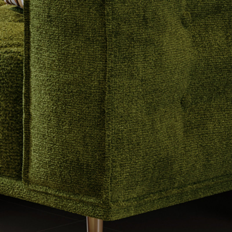 Retro  Green Living Room Sofa
