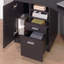 Bureau classique avec rangement, espresso