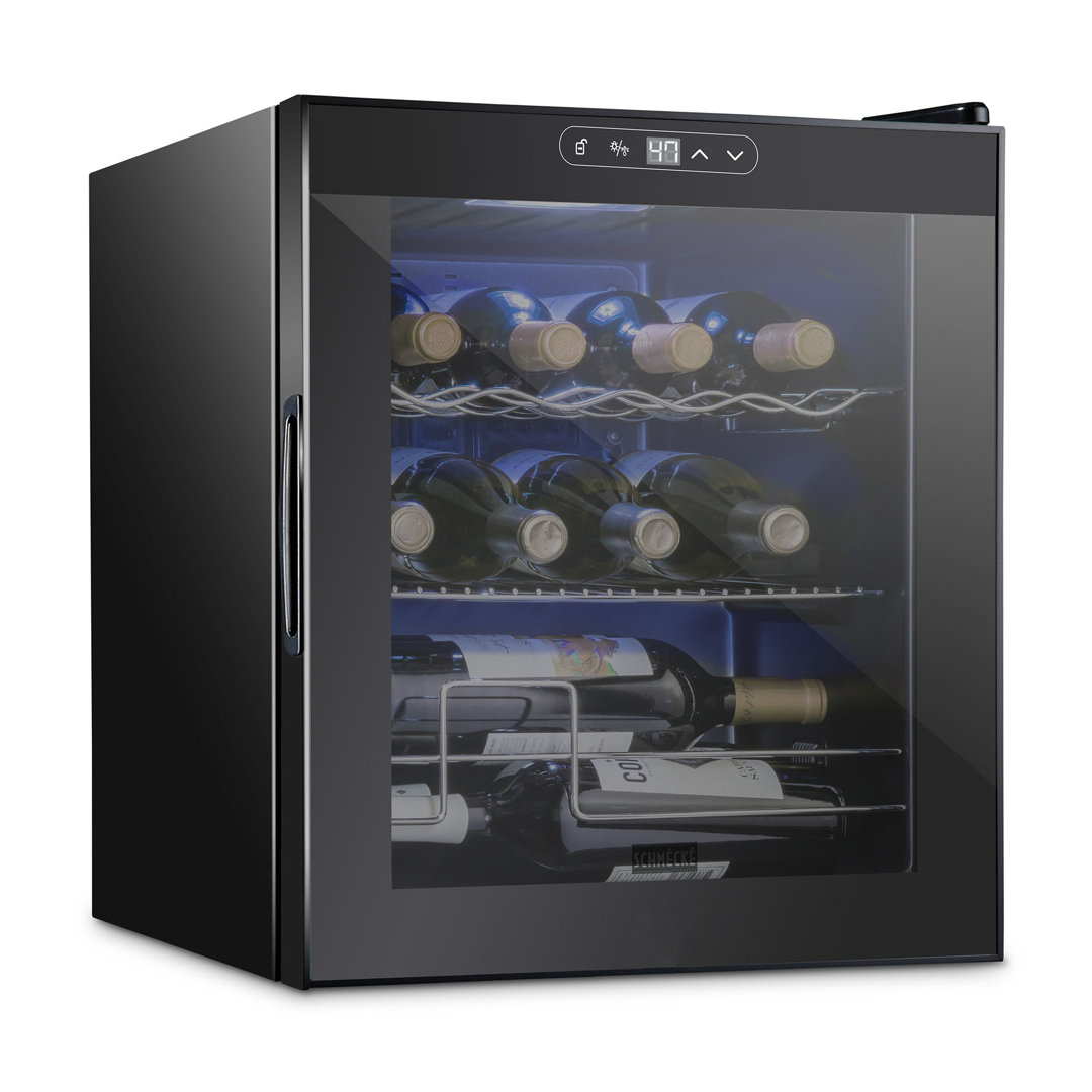 Schmécké Single Zone 17.3'' Freestanding 12 Bottle Wine Refrigerator Schmécké