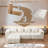 Modular Chenille Cloud Boneless Sofa, 3-Piece L-Shape Sectional with Ottoman, No Assembly-1561601937