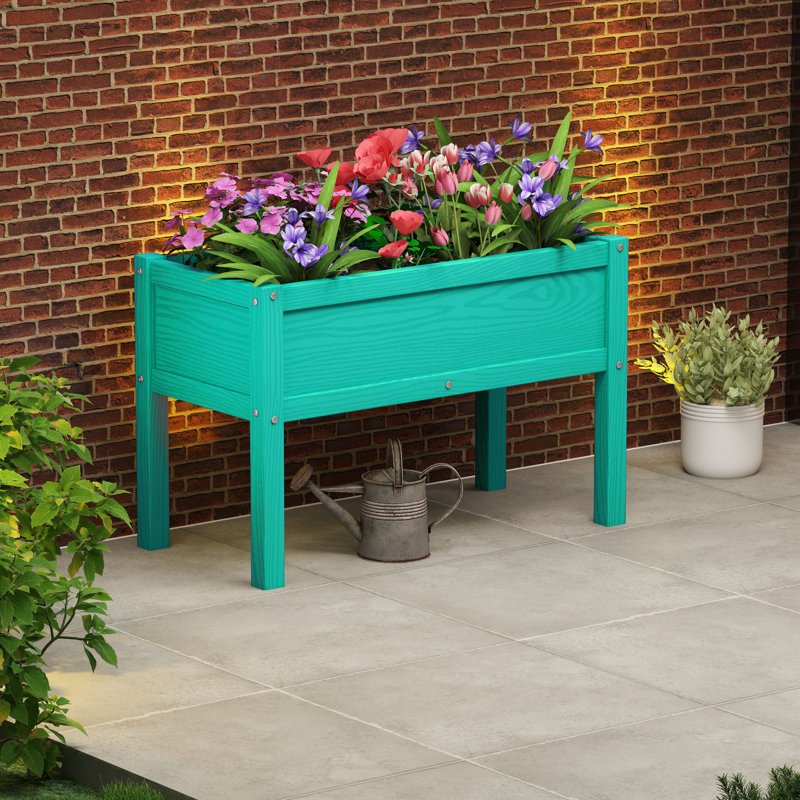 Jardinière surélevée surélevée avec pieds pour légumes, fleurs et herbes, Turc