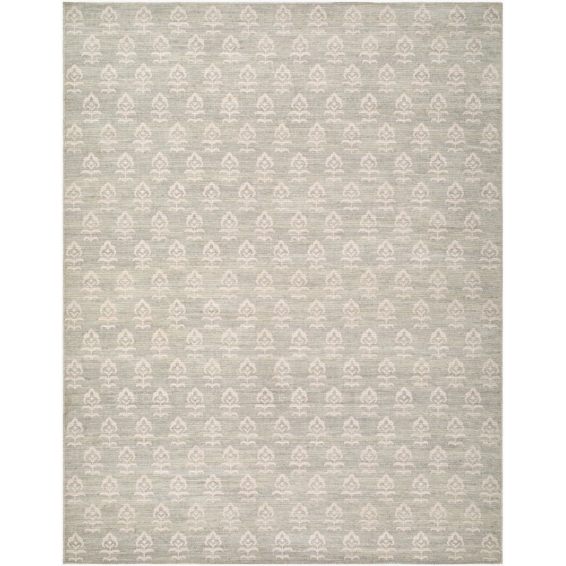 Jenni Yolo Home x Livabliss Flora Rug, Rectangle 9'2" x 12', Green