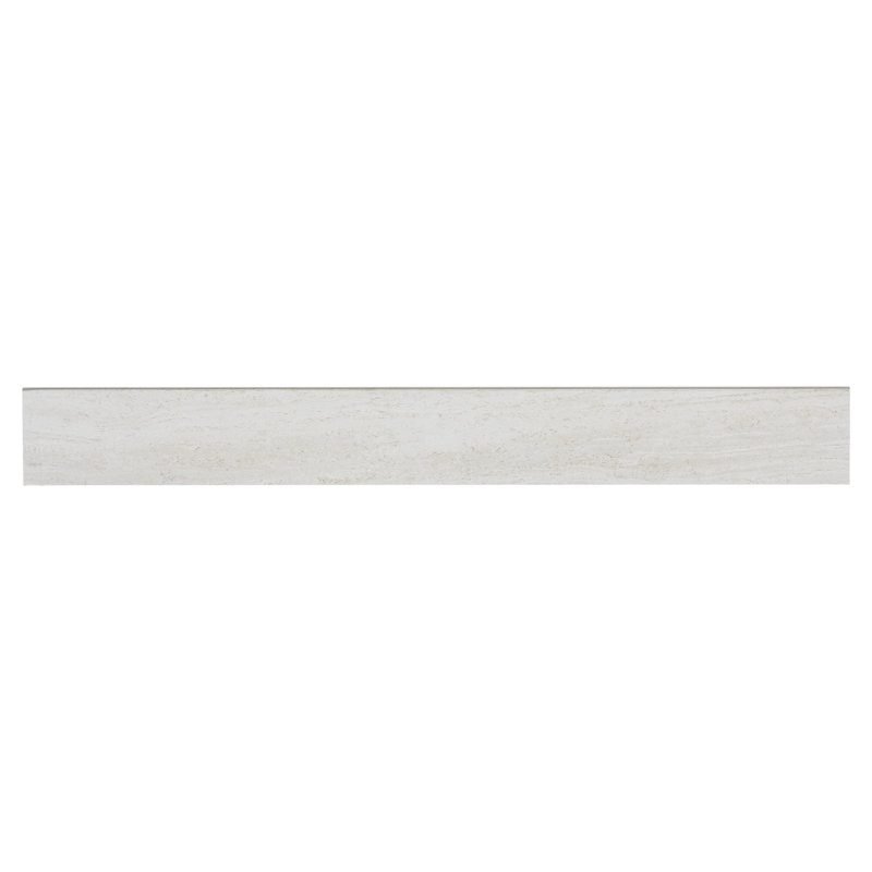 Daltile Articulo 3 x 24 sol Bullnose (vendu à la pièce), Blanc éditorial