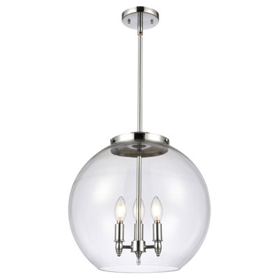 Luminaire suspendu sphère 3 lumières DEL Athens