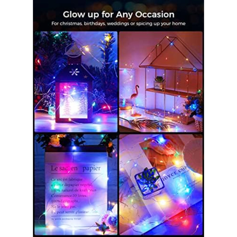 12 Pack Easter Day Pastel LED Fairy Lights Battery Operated - Waterproof Silver Wire 7 Ft 20 LED Firefly Lights For Easter Day Decor DIY Craft Party Bedroom