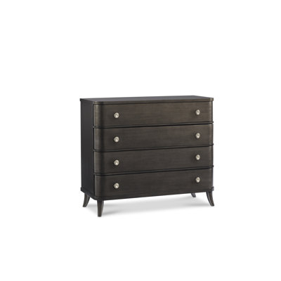 4 Drawer 44" W Solid Wood Dresser