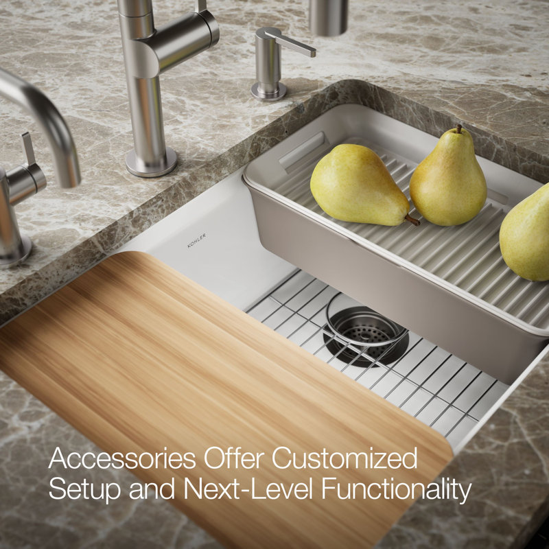 Riverby 27" Undermount Single-Bowl Workstation Kitchen Sink