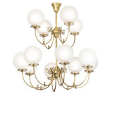 40" Wide Revival Gas & Electric 12 Light Chandelier