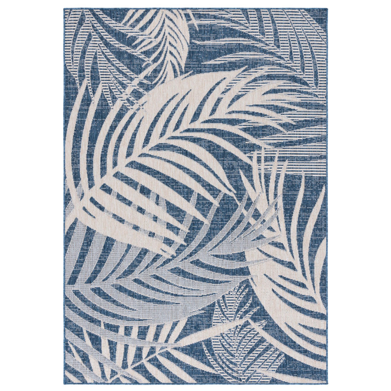 Tapis d'intérieur / extérieur floral Alixs Performance, Tapis de couloir 2 pi 2 po x 10 pi