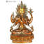Grande divinité bouddhiste tibétaine Chenrezig (Shadakshari Lokeshvara)
