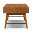 Dorsey 46" Mid-Century Coffee Table with Storage Drawers and Solid Wood Legs-1920078961