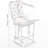26 Inch Counter Height Bar Stools, Set Of 2 Modern Velvet Upholstered Chairs With Button Back And Rivet Trim, Sturdy Chromed Metal Base-1699175020