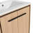 24 Inch Bathroom Vanity Base with basin, Storage Cabinet with Doors, Engineered Wood-444445031
