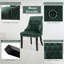 Ensemble de 2 chaises de salle à manger capitonnées Boucher-1167468384