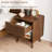 Night Stand Nightstands With Drawer Storage Bed Side Table End Table Large Modern Wood Wide Bedside Stand Mid Century Night Stands For Bedroom Living Room Sofa Couch Office (brown)-1020808842