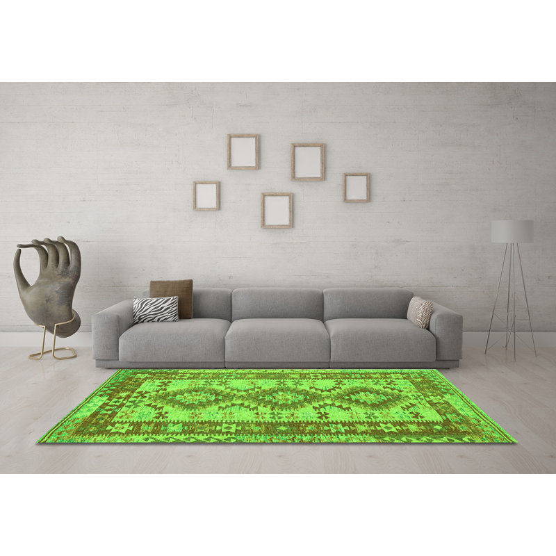 Harvee Performance Southwestern Indoor Rug, Square 6'