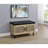 White Oak 2-door Storage Bench-854957107