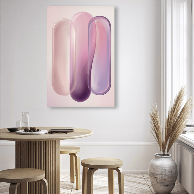 Berry Layers Print by Oliver Gal, 54"H x 36"W, Gallery Wrapped